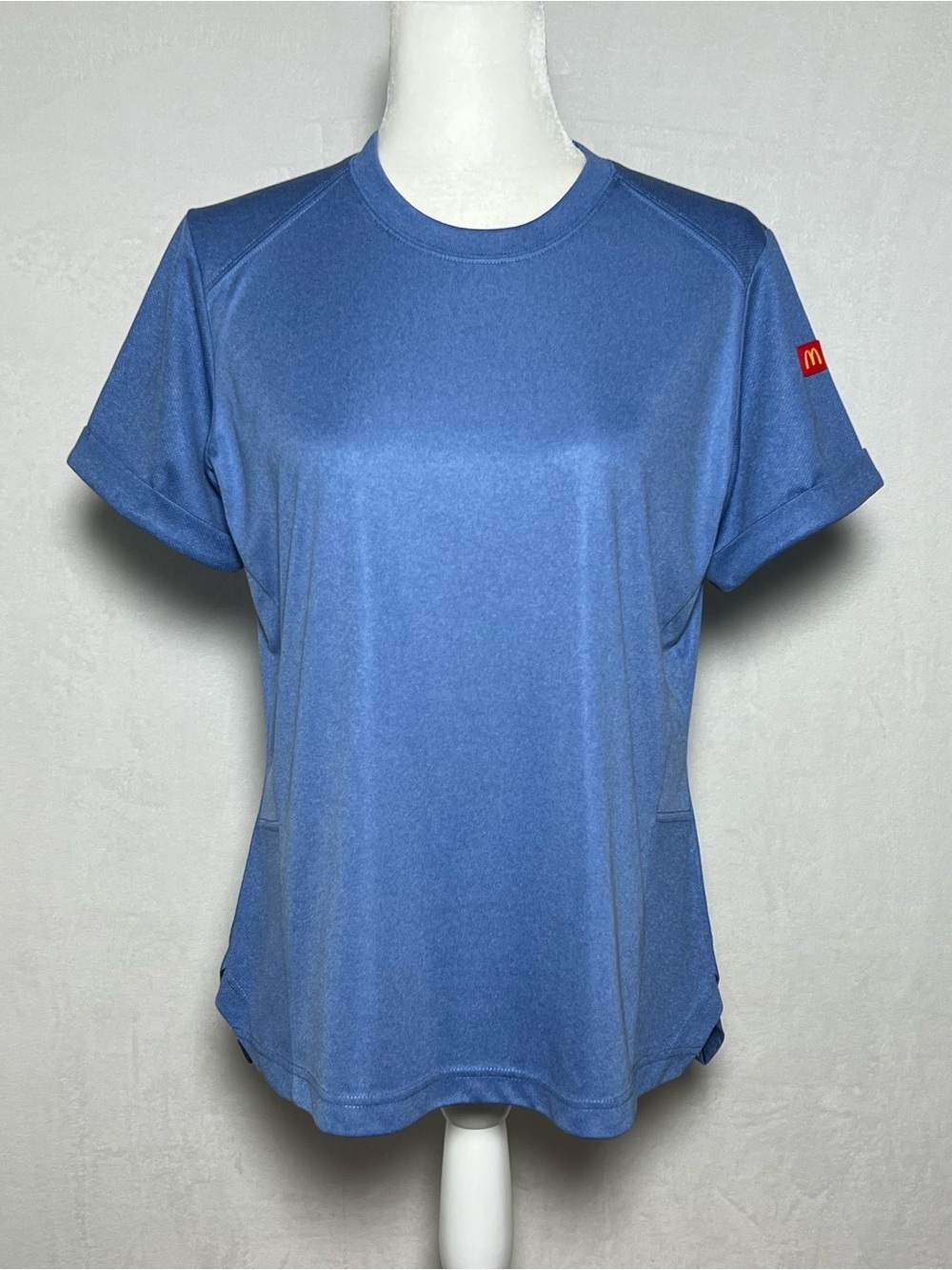 APPAREL COLLECTION Blue Dri-Fit Tech Shirt with McDonald's Logo - size M